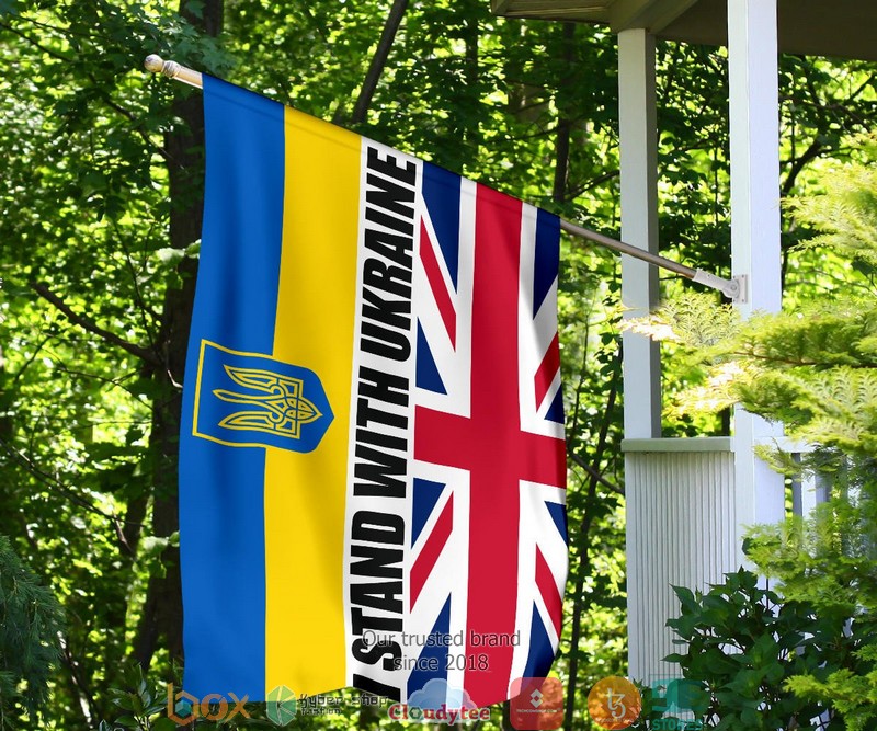 United Kingdom I Stand With Ukraine Flag 1 2