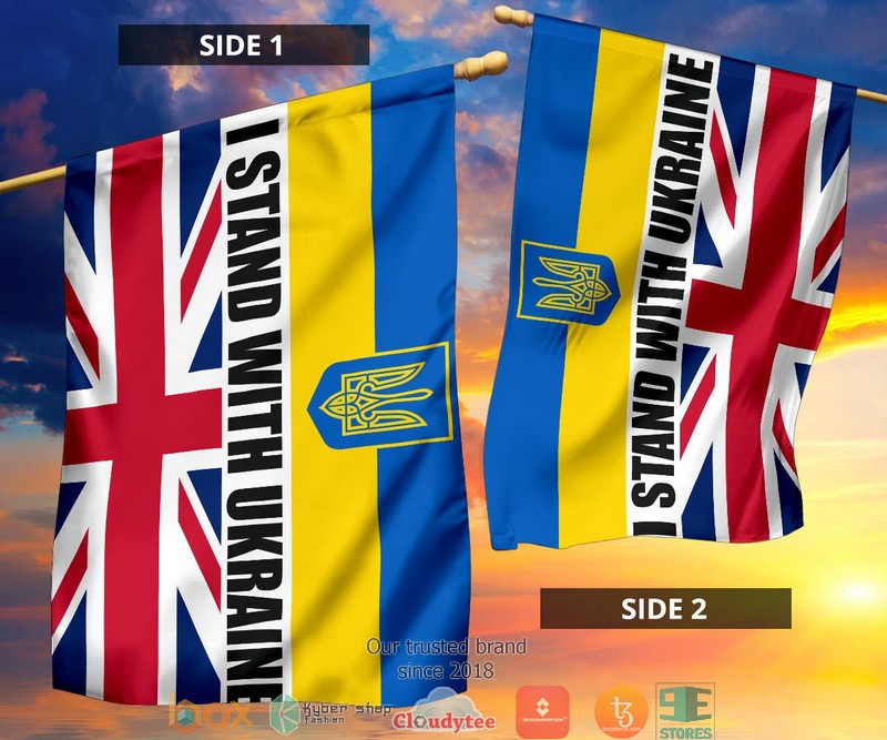 United Kingdom I Stand With Ukraine Flag 1 2 3