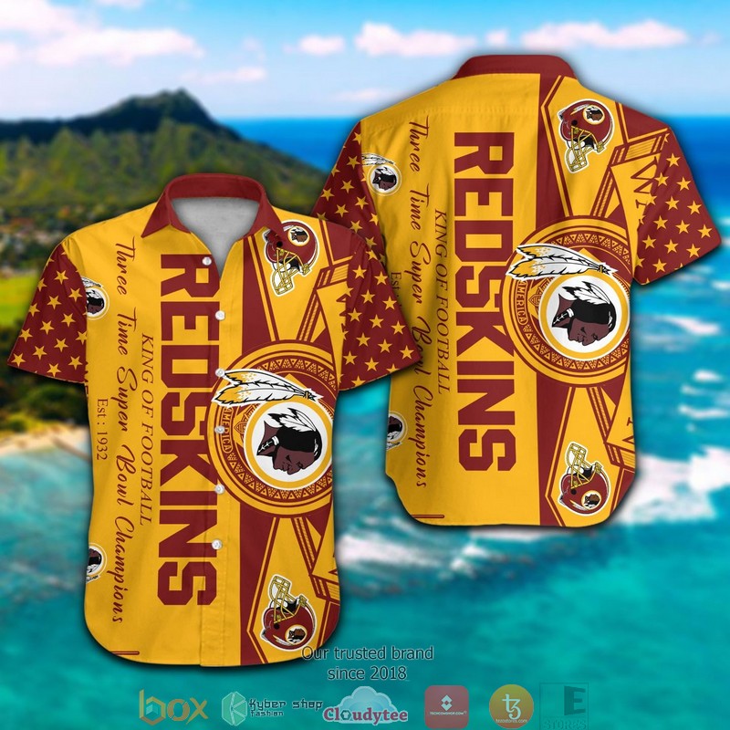 Washington Redskins King of football Hawaiian Shirt 1 2