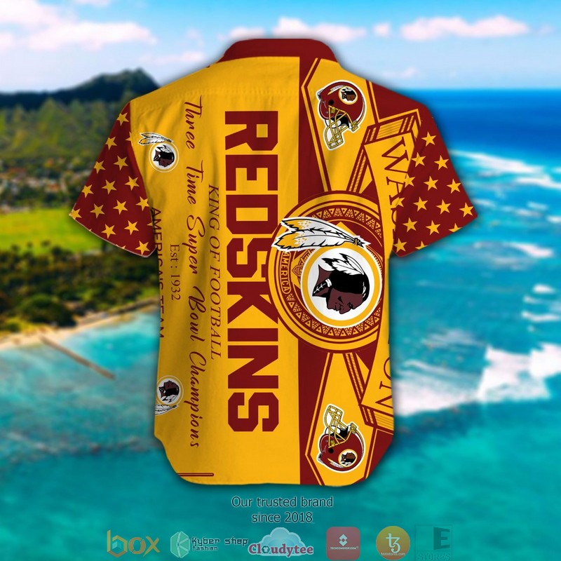 Washington Redskins King of football Hawaiian Shirt 1 2 3 4