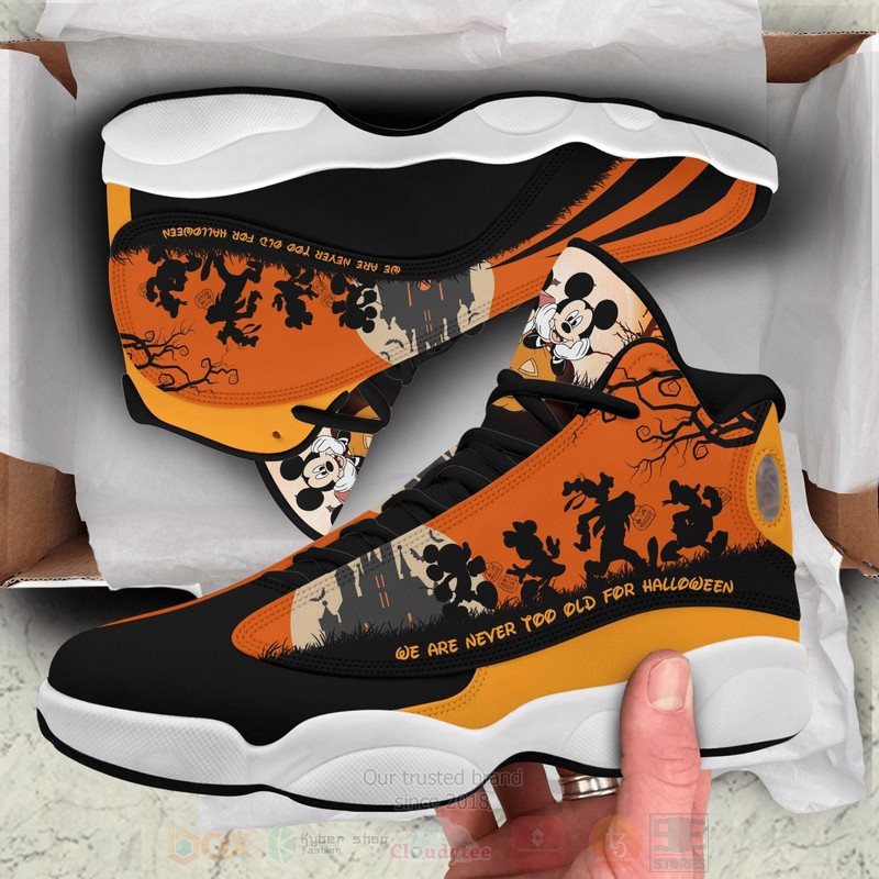 We Are Never Too Old For Halloween Disney Mickey Mouse Air Jordan 13 Shoes