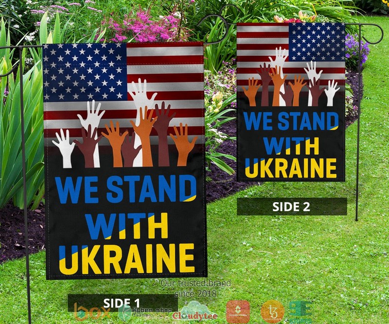 We Stand With Ukraine American Flag 1 2 3