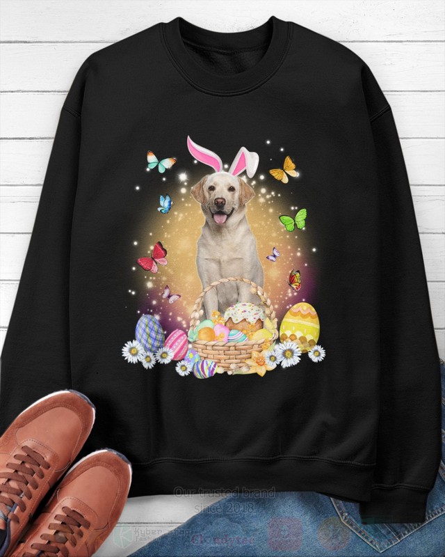 Yellow Labrador Easter Bunny Butterfly 2D Hoodie Shirt 1 2 3 4 5 6 7 8 9 10 11 12 13 14