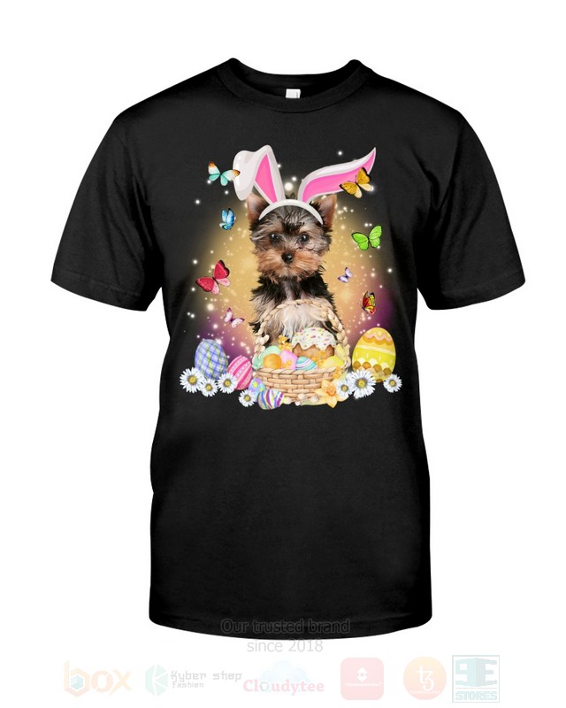 Yorkshire Terrier Baby Easter Bunny Butterfly 2D Hoodie Shirt 1 2 3 4
