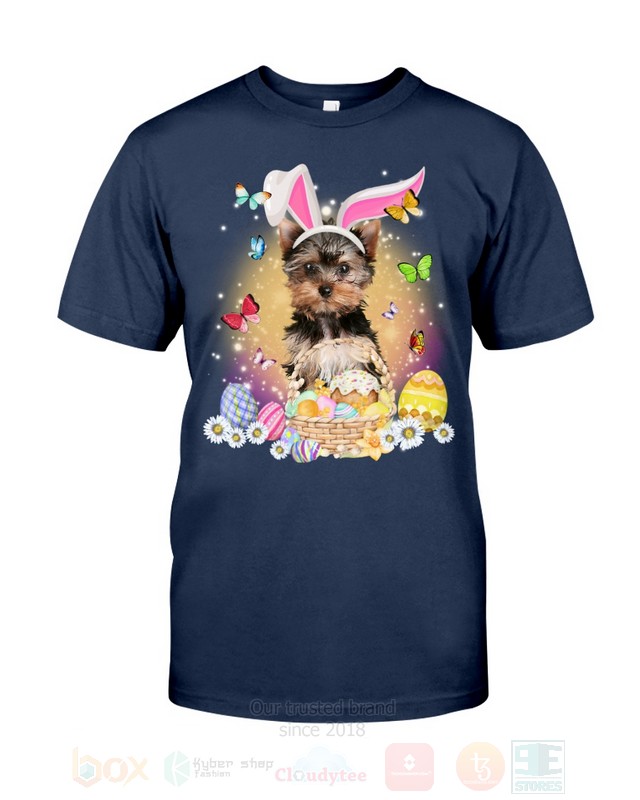 Yorkshire Terrier Baby Easter Bunny Butterfly 2D Hoodie Shirt 1 2 3 4 5 6 7 8