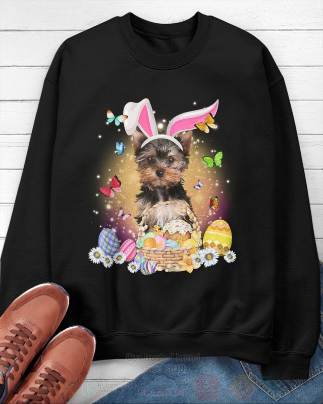 Yorkshire Terrier Baby Easter Bunny Butterfly 2D Hoodie Shirt 1 2 3 4 5 6 7 8 9 10 11 12 13 14