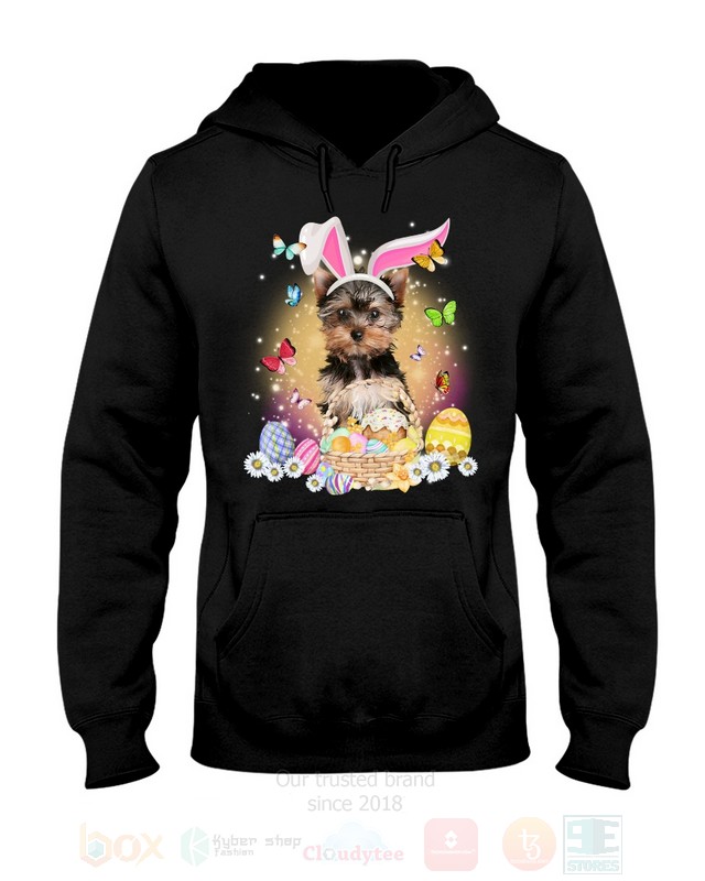 Yorkshire Terrier Baby Easter Bunny Butterfly 2D Hoodie Shirt 1 2 3 4 5 6 7 8 9 10 11 12 13 14 15