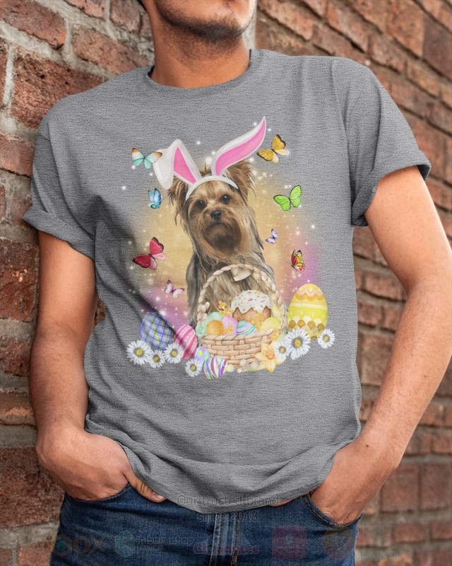 Yorkshire Terrier Easter Bunny Butterfly 2D Hoodie Shirt 1 2 3