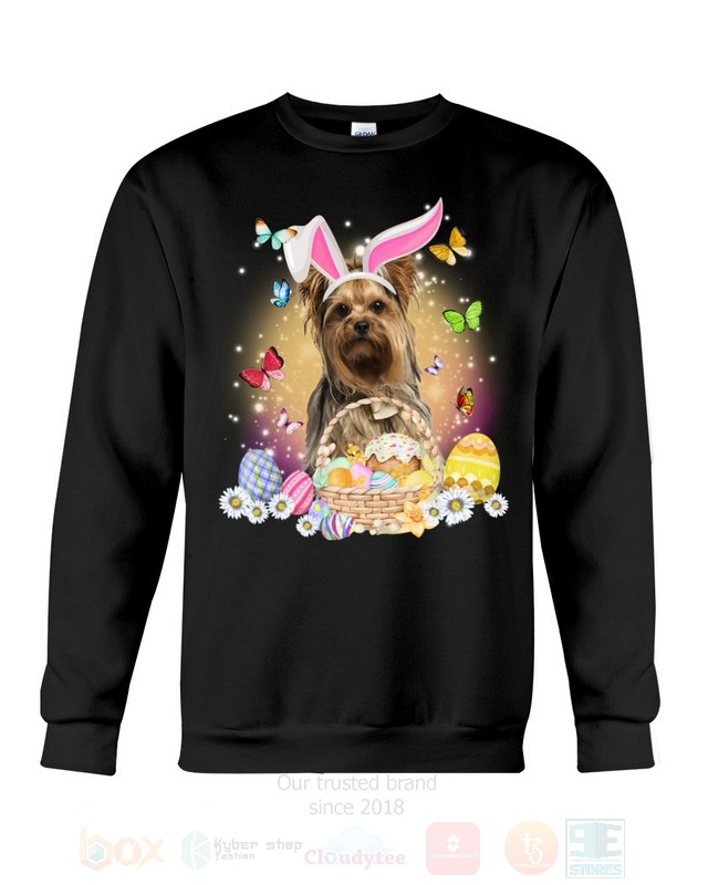 Yorkshire Terrier Easter Bunny Butterfly 2D Hoodie Shirt 1 2 3 4 5 6 7 8 9 10 11 12