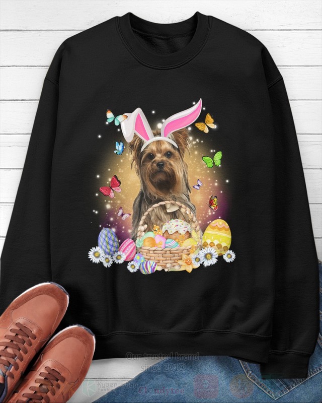 Yorkshire Terrier Easter Bunny Butterfly 2D Hoodie Shirt 1 2 3 4 5 6 7 8 9 10 11 12 13 14
