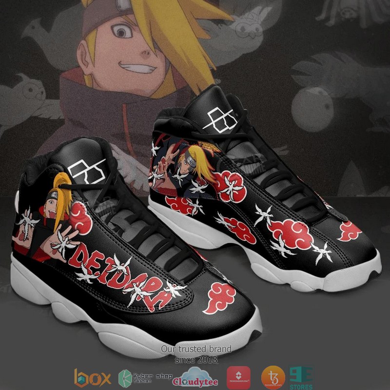 Akatsuki Deidara Naruto Anime Air Jordan 13 Sneaker Shoes
