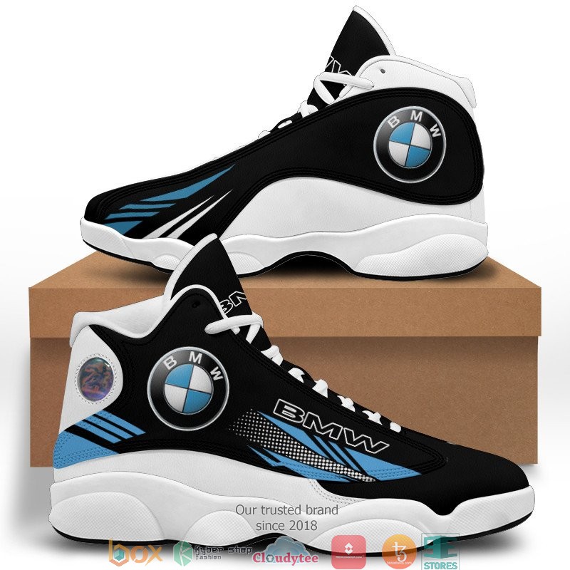 BMW Black Air Jordan 13 Sneaker Shoes 1 2