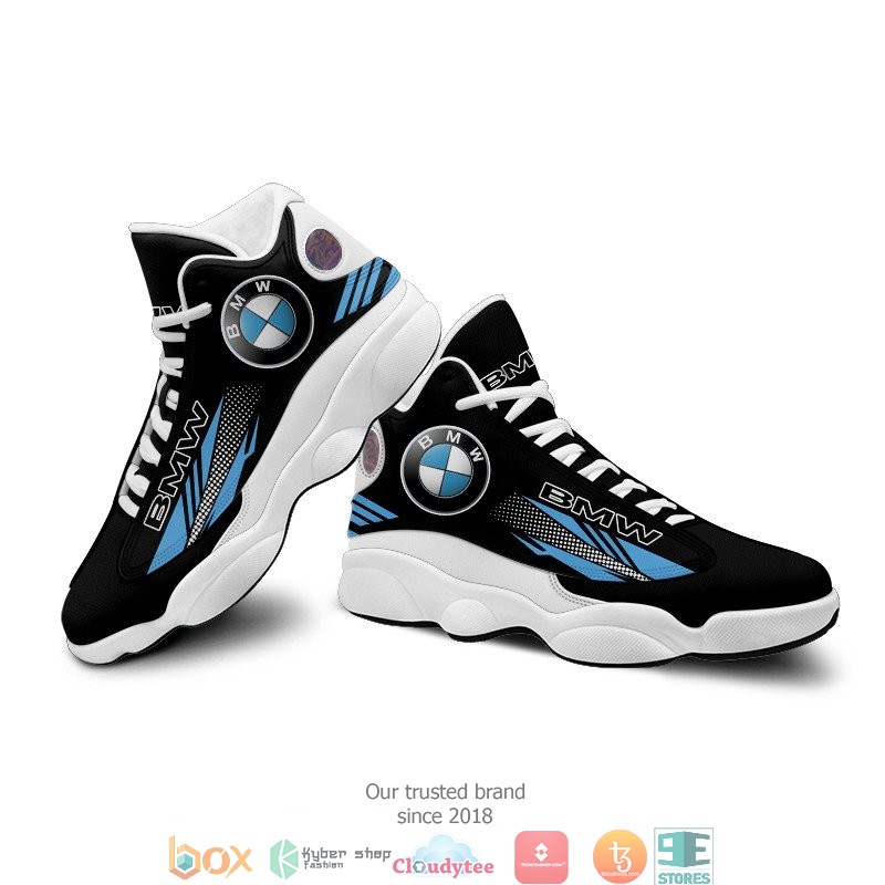 BMW Black Air Jordan 13 Sneaker Shoes 1 2 3