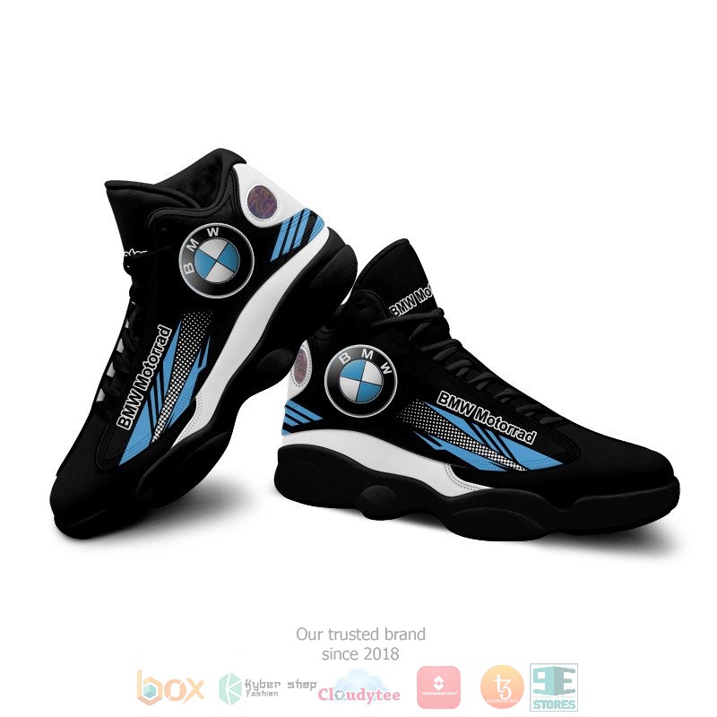 BMW Motorrad black Air Jordan 13 shoes 1 2 3 4 5 6 7