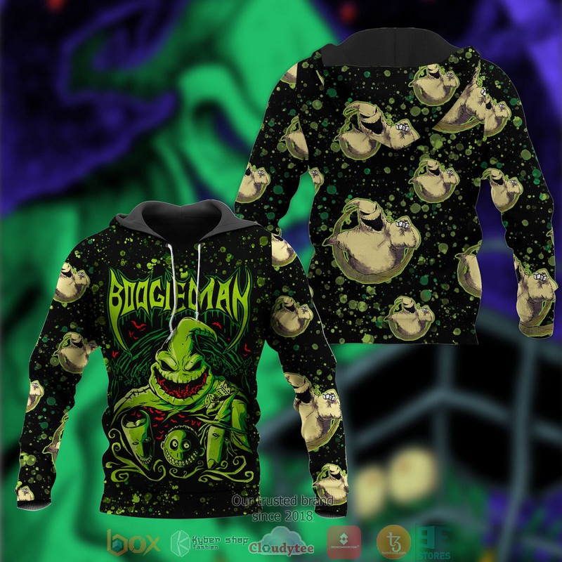 Boogieman Black green 3d hoodie sweatpants 1