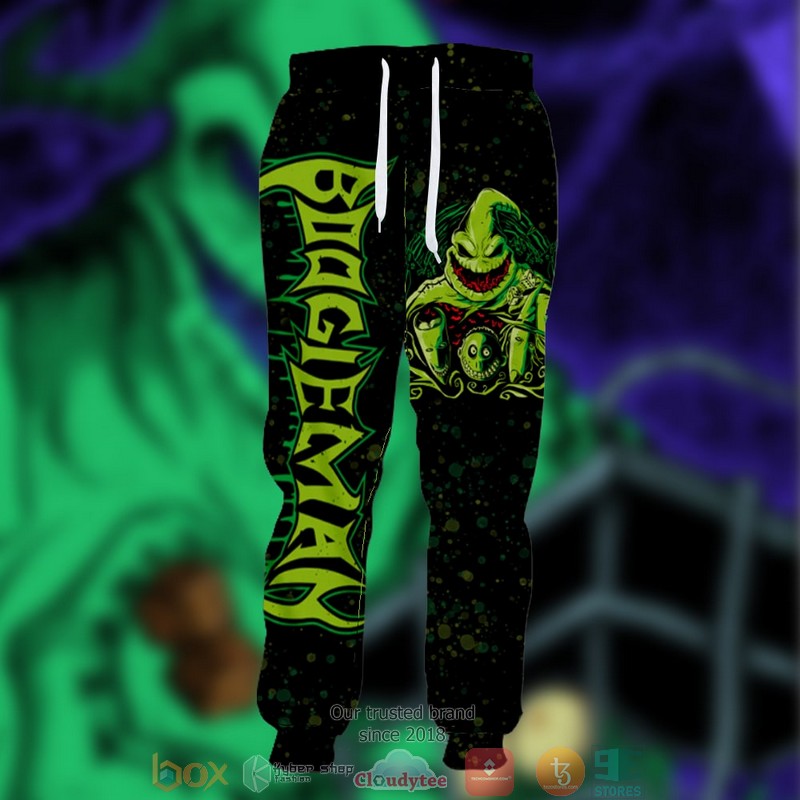 Boogieman Black green 3d hoodie sweatpants 1 2