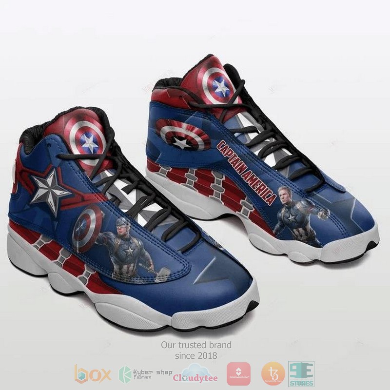 Captain America Marvel Air Jordan 13 shoes