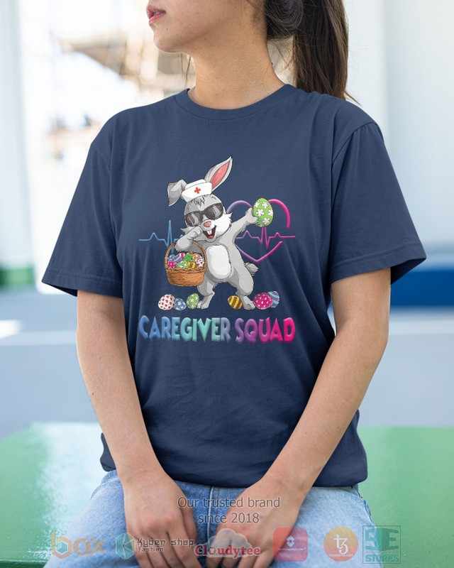 Caregiver Squad Bunny Dabbing shirt hoodie 1 2 3 4 5 6 7 8 9 10 11