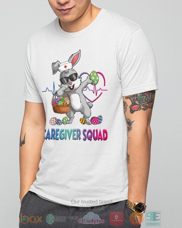 Caregiver Squad Bunny Dabbing shirt hoodie 1 2 3 4 5 6 7 8 9 10 11 12 13 14