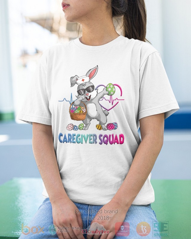 Caregiver Squad Bunny Dabbing shirt hoodie 1 2 3 4 5 6 7 8 9 10 11 12 13 14 15