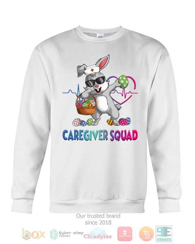 Caregiver Squad Bunny Dabbing shirt hoodie 1 2 3 4 5 6 7 8 9 10 11 12 13 14 15 16