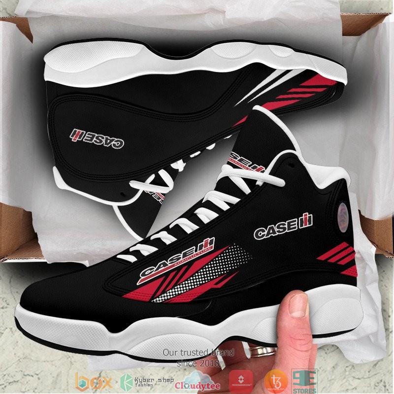 Case IH Black Air Jordan 13 Sneaker Shoes