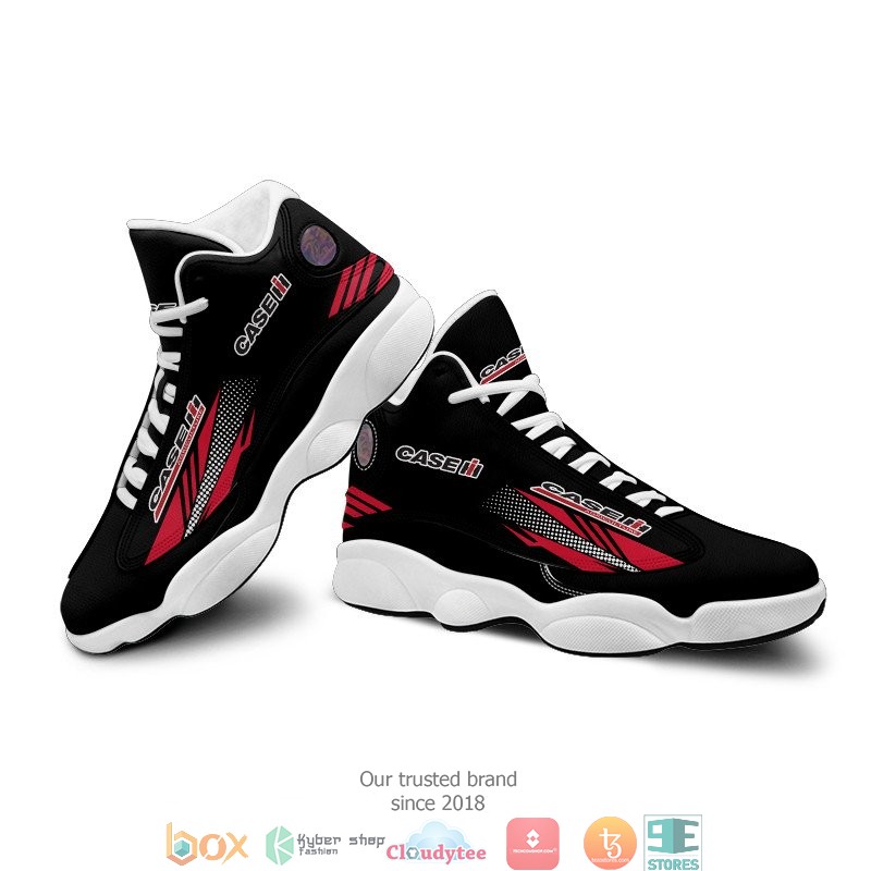 Case IH Black Air Jordan 13 Sneaker Shoes 1 2 3
