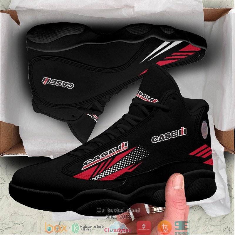 Case IH Black Air Jordan 13 Sneaker Shoes 1 2 3 4 5