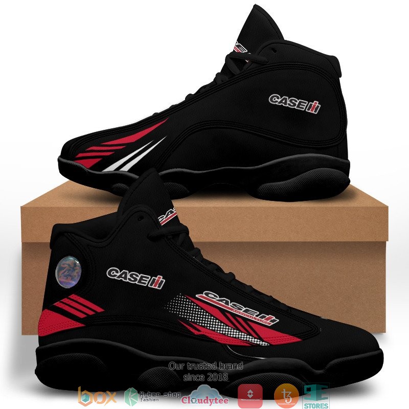 Case IH Black Air Jordan 13 Sneaker Shoes 1 2 3 4 5 6