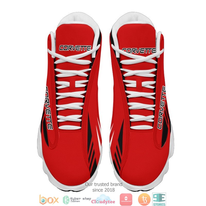 Chevrolet Corvette Red Air Jordan 13 Sneaker Shoes 1 2 3 4