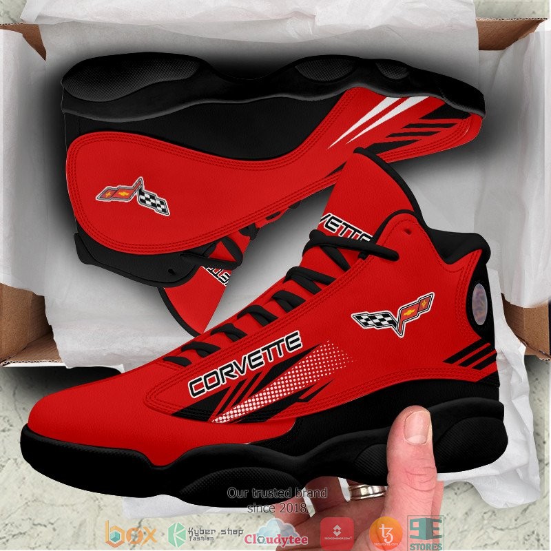 Chevrolet Corvette Red Air Jordan 13 Sneaker Shoes 1 2 3 4 5