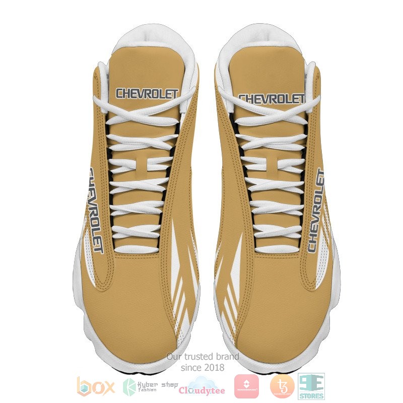 Chevrolet dark yellow Air Jordan 13 shoes 1 2 3 4