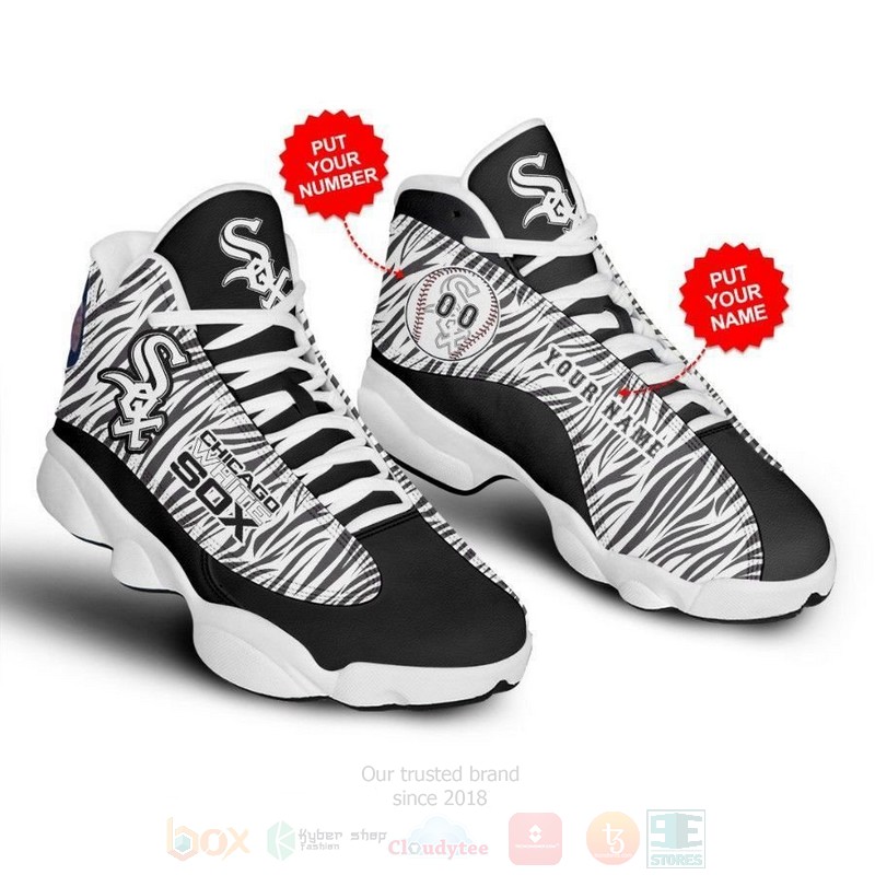 Chicago White Sox MLB Personalized Air Jordan 13 Shoes