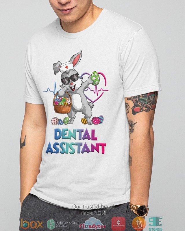 Dabbing Bunny Dental Assistant shirt hoodie 1 2 3