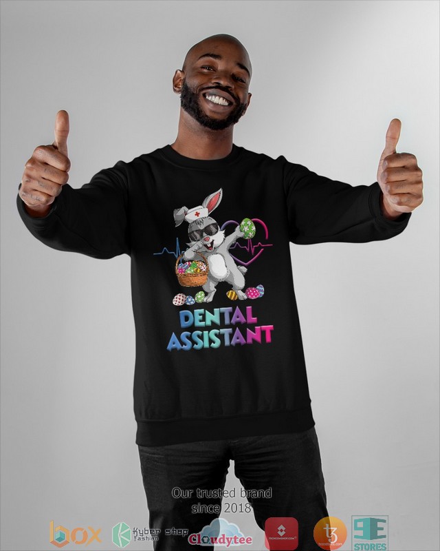 Dabbing Bunny Dental Assistant shirt hoodie 1 2 3 4