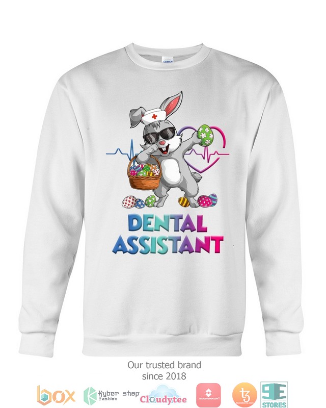 Dabbing Bunny Dental Assistant shirt hoodie 1 2 3 4 5