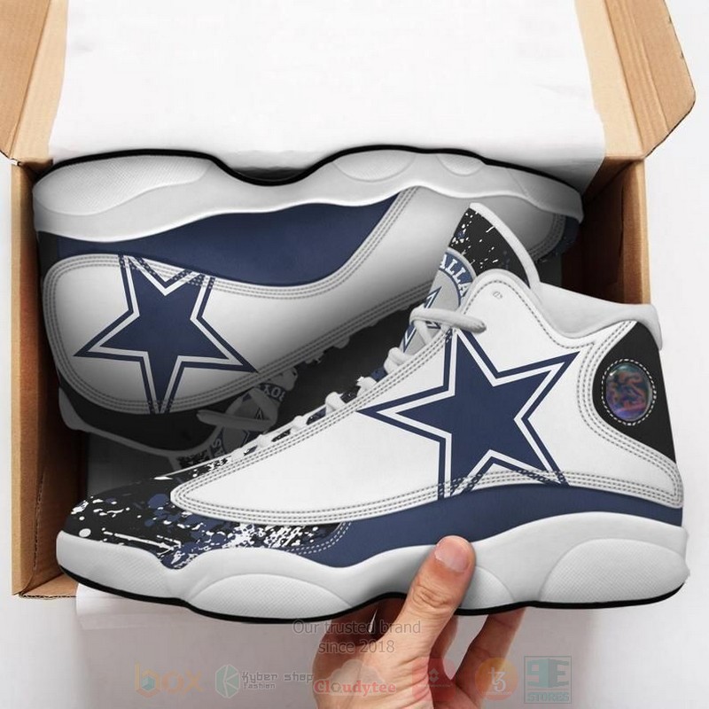 Dallas Cowboys Football NFL Air Jordan 13 Shoes