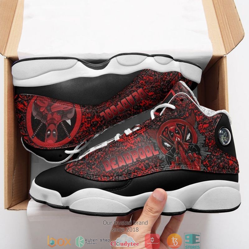 Deadpool Marvel Air Jordan 13 Sneaker Shoes