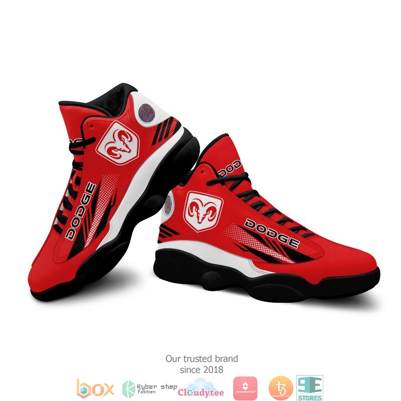 Dodge Red Air Jordan 13 Sneaker Shoes 1 2 3 4 5 6 7