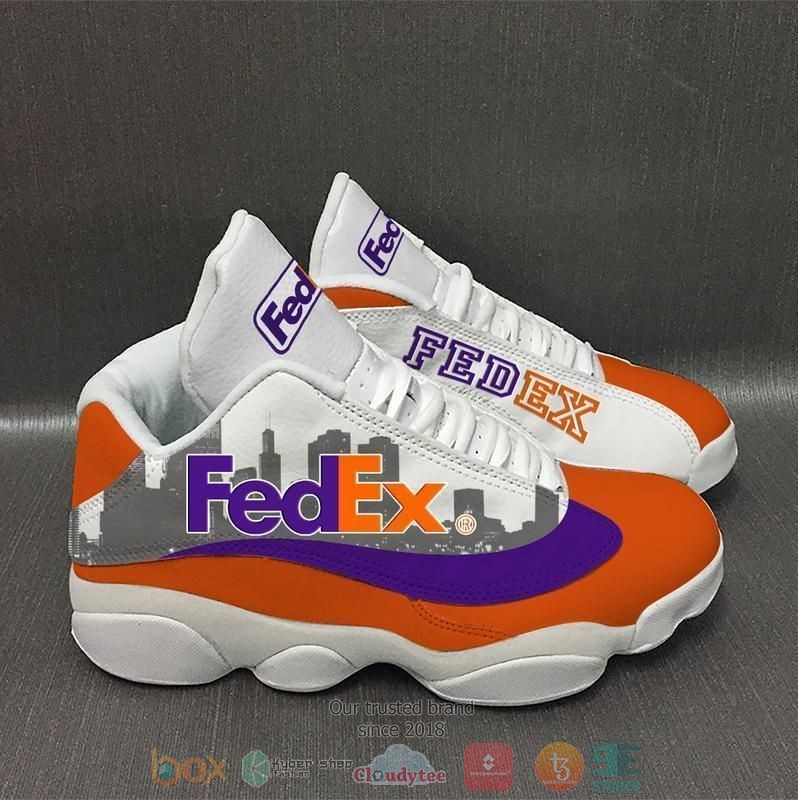 Fedex Federal Express logo Air Jordan 13 shoes