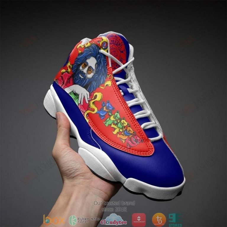 Grateful Dead band colorfull bear 32 Air Jordan 13 Sneaker Shoes