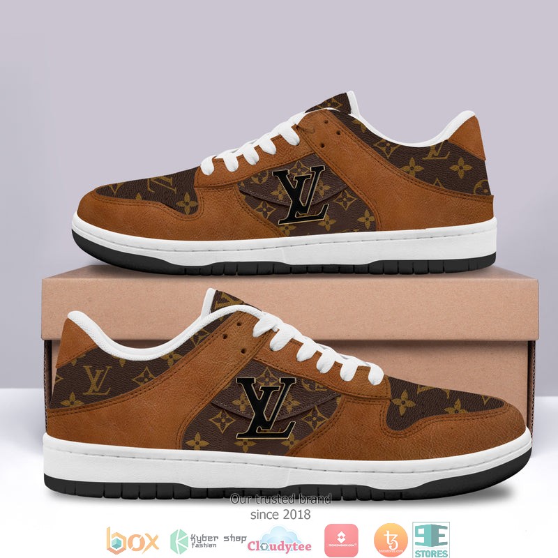 Gucci LV brown Low top Air Jordan Sneaker Shoes