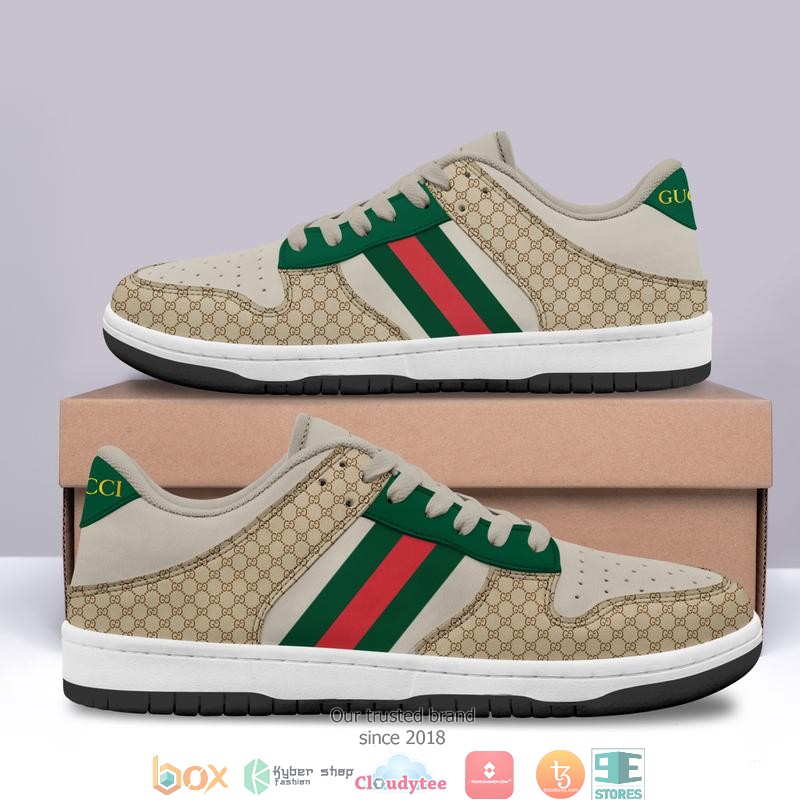 Gucci Red green line hive pattern Low top Air Jordan Sneaker Shoes