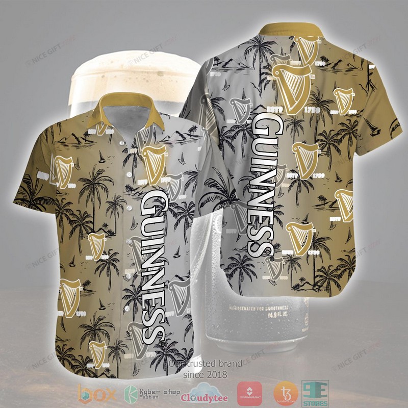 Guinness Coconut 3D Hawaii Shirt