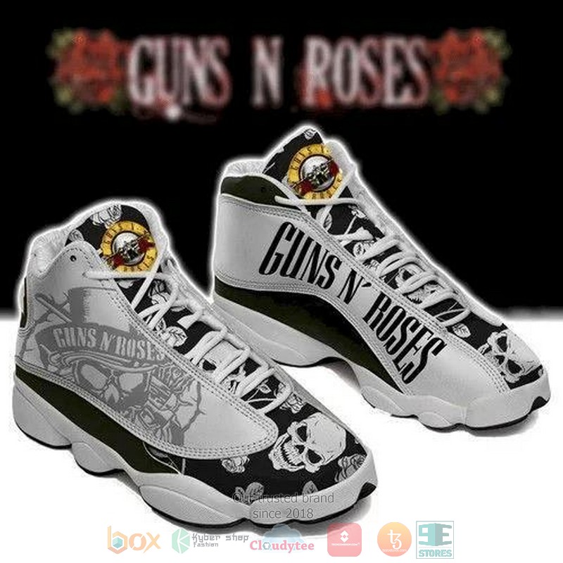 Guns N Roses Rock Band Custom Tennis Air Jordan 13 shoes