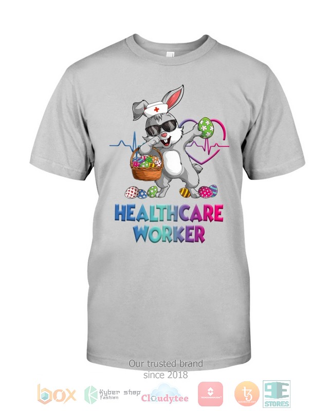 Healthcare Worker Bunny Dabbing shirt hoodie