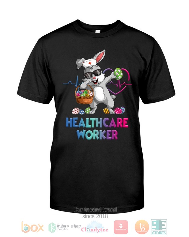 Healthcare Worker Bunny Dabbing shirt hoodie 1 2 3 4 5 6