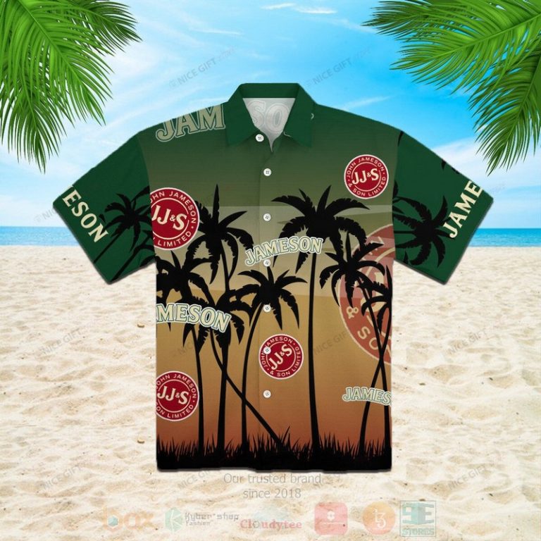 Jameson Irish Whiskey Hawaiian Shirt