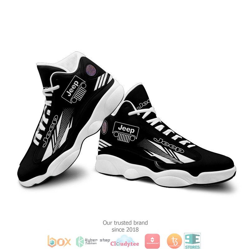 Jeep Black Air Jordan 13 Sneaker Shoes 1 2 3