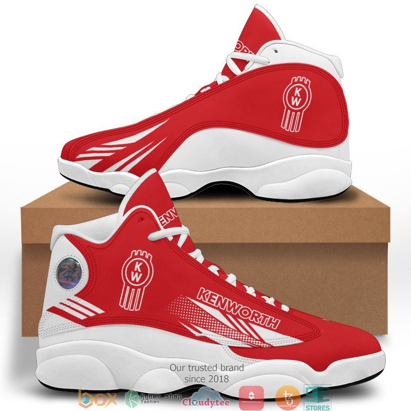 Kenworth Red Air Jordan 13 Sneaker Shoes 1 2